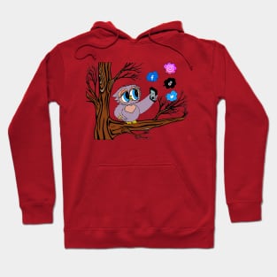 Owl Selfie Owl in the Tree Hoodie